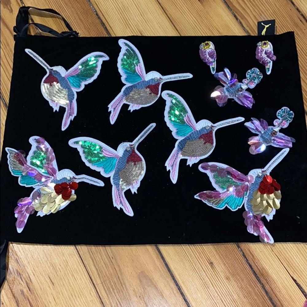 Hummingbird bird appliqués